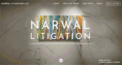 Desktop Screenshot of narwallitigation.com