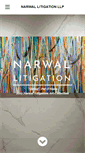 Mobile Screenshot of narwallitigation.com