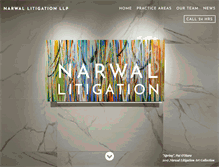 Tablet Screenshot of narwallitigation.com